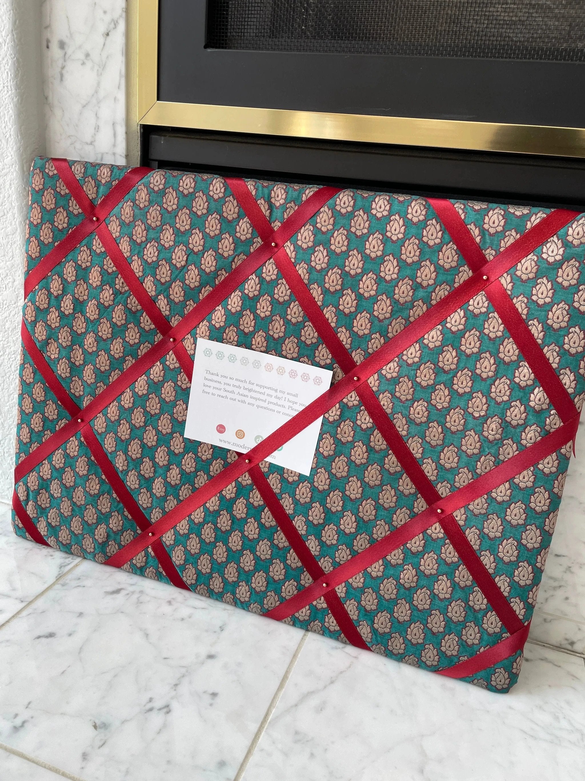 Saree Bulletin Board by Modern Desi