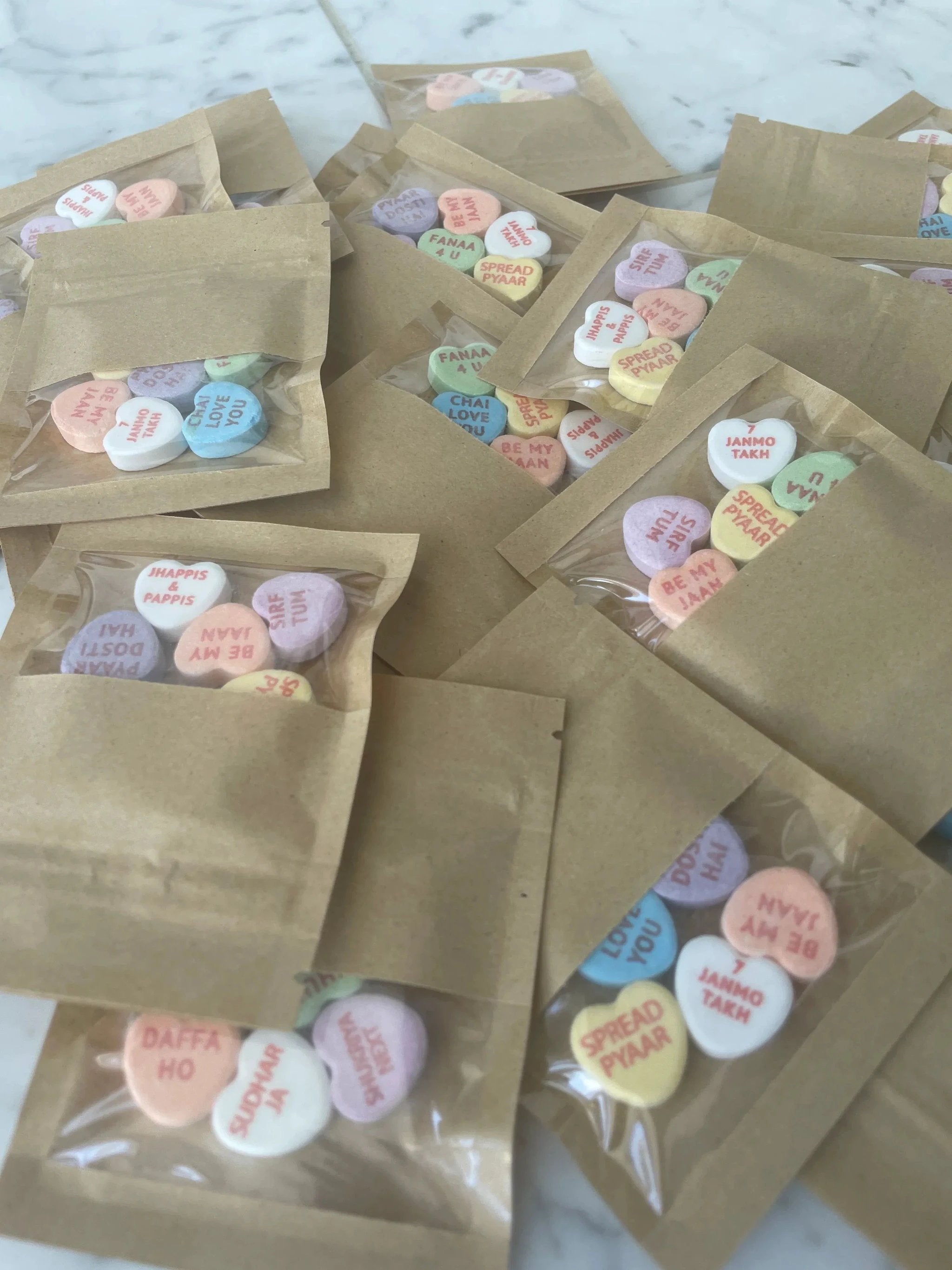 Desi Candy Hearts Bags by Modern Desi