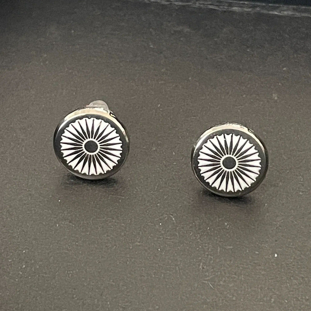 Indian Flag Chakra Studs