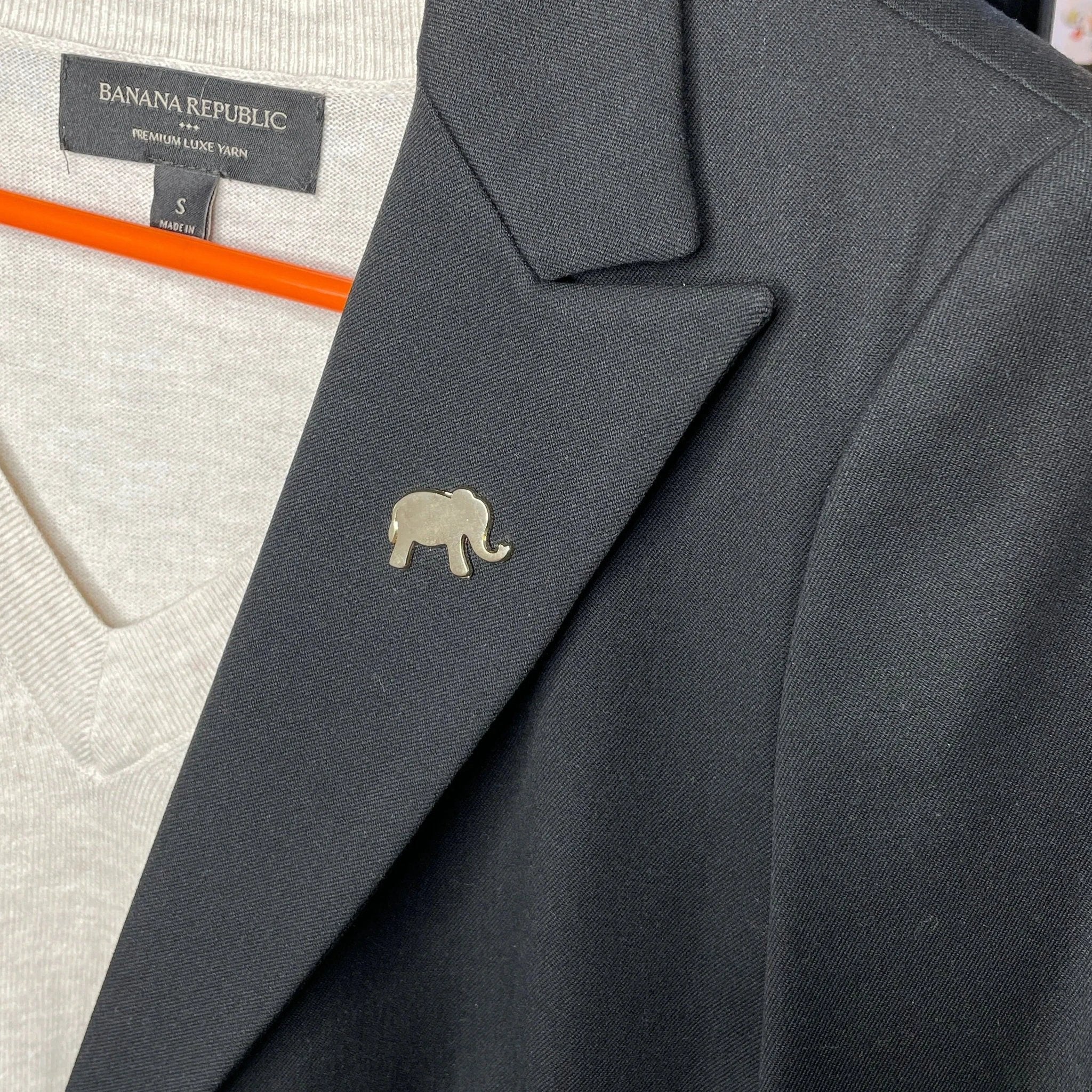 Elephant Enamel Pin by Modern Desi