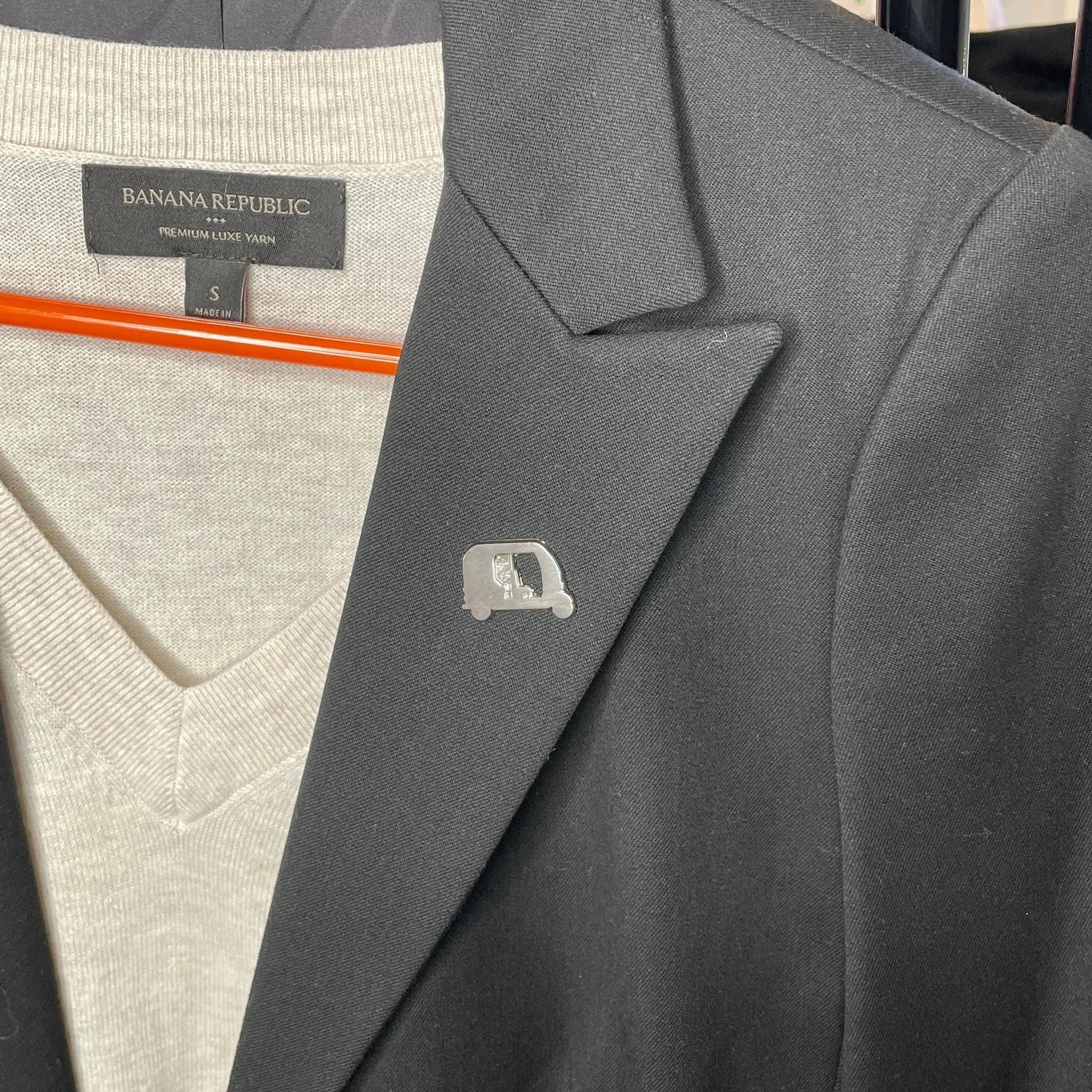 Rickshaw Enamel Pin by Modern Desi