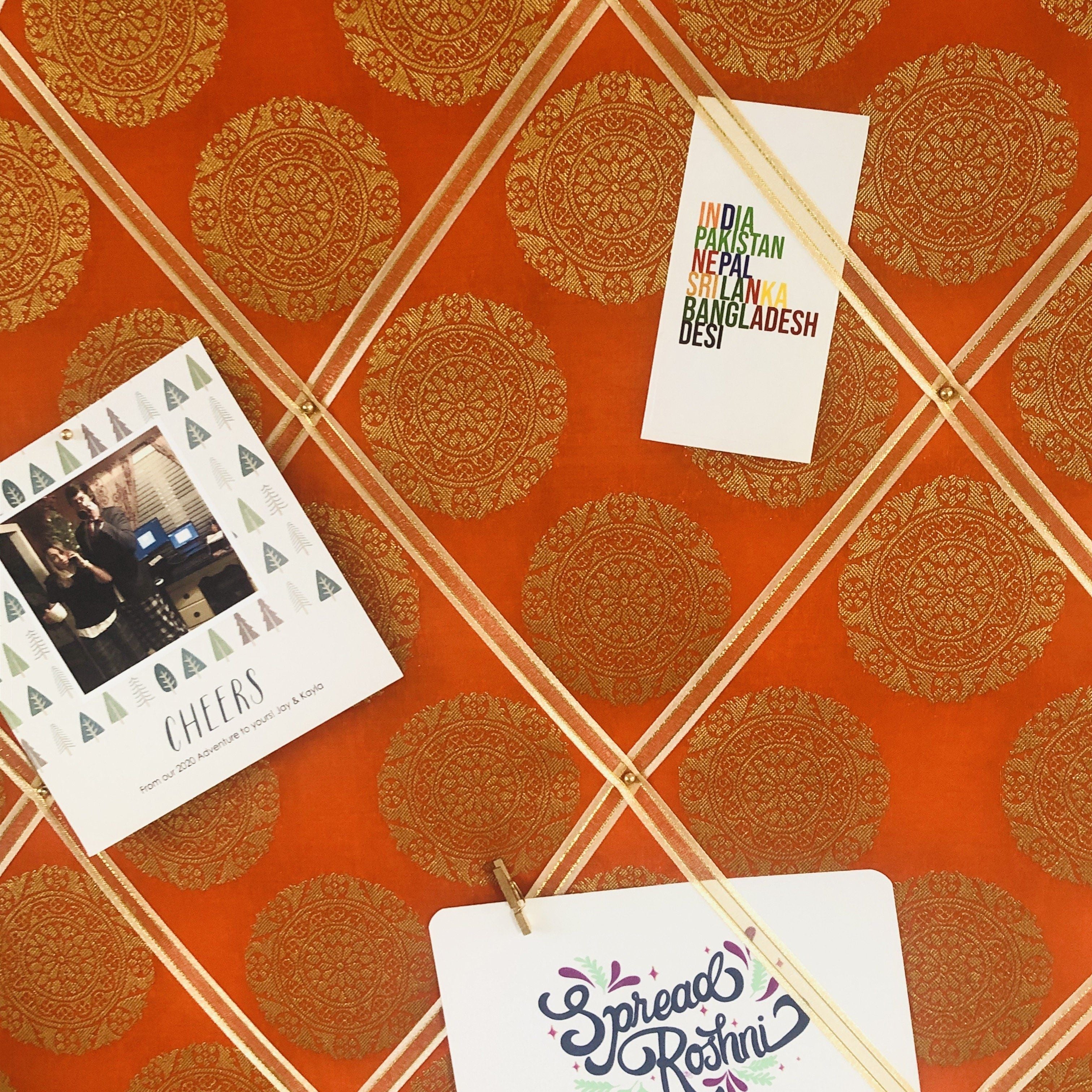 Saree Bulletin Board by Modern Desi