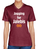 Jogging for Jalebis V-Neck by Modern Desi