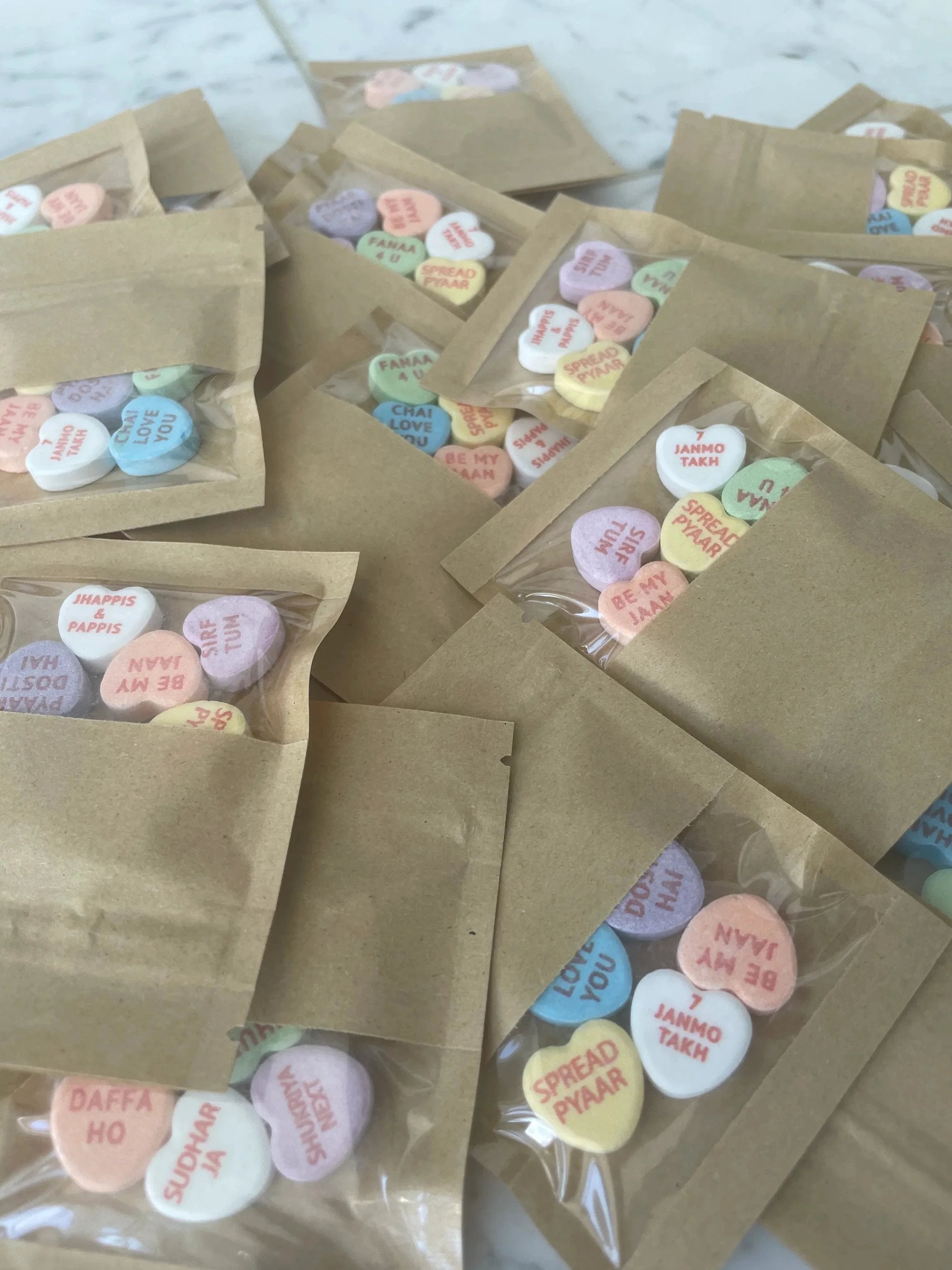 Desi Candy Hearts Bags by Modern Desi