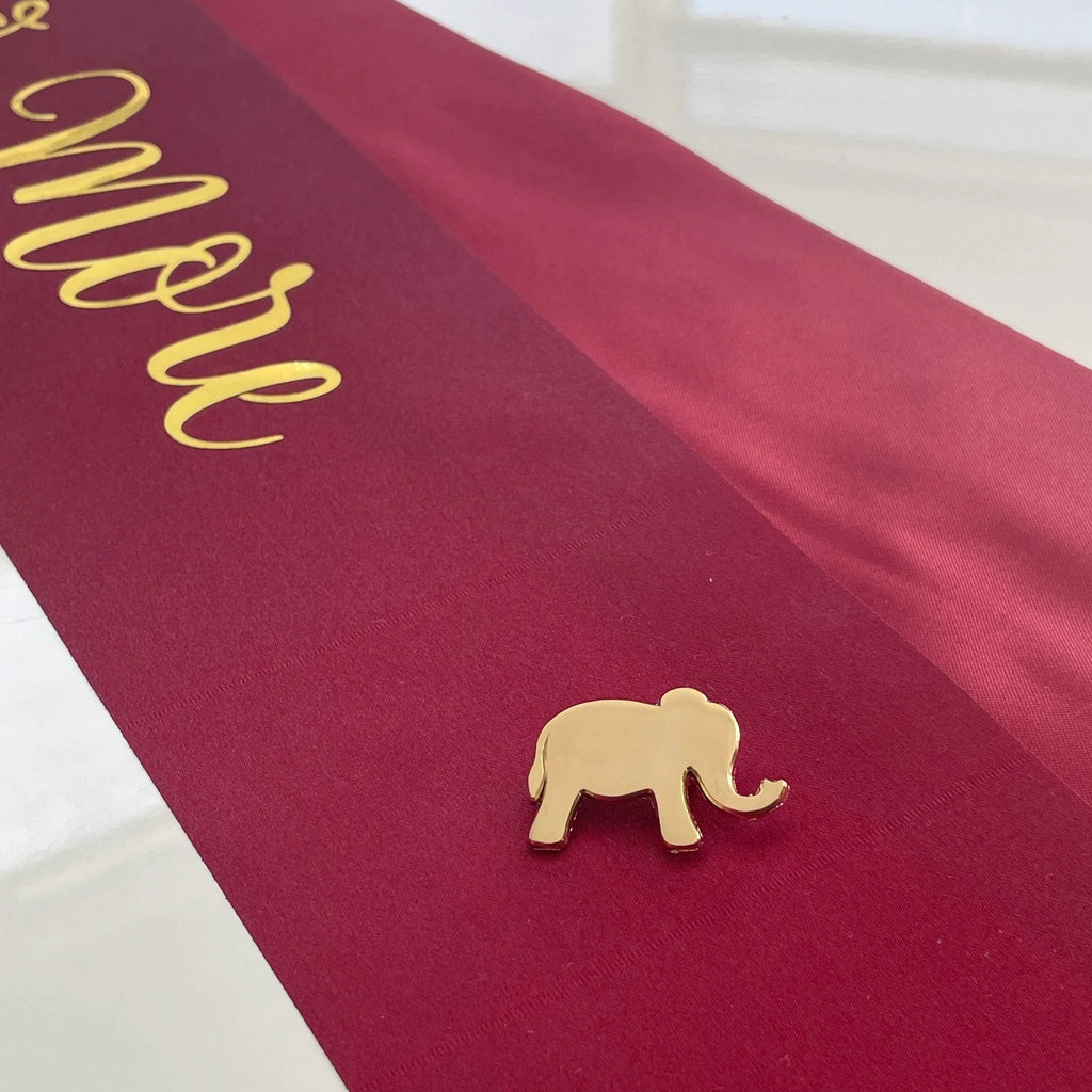 Elephant Safety Pin by Modern Desi