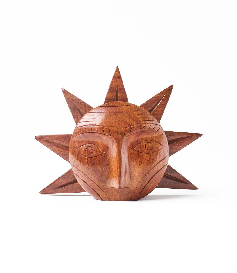 Sun Eyeglass Holder Stand - Handcrafted Sheesham Wood