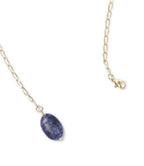 Indali Sodalite Semiprecious Gemstone Drop Necklace - Blue