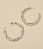 Bhavani Geometric Hoop Earrings