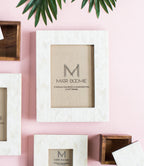 Artemis 5x7 Picture Frame - Handcrafted Bone