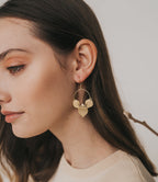 Chameli Leaf Drop Earrings