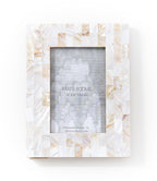 Chitra 4x6 Mother of Pearl Picture Frame - Hand Carved Fair Trade