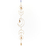 Indukala Large Moon Phase Bell Wind Chime - Home Decor