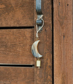 Chayana Moon Bell Wind Chime  - Carved Horn, Hand Tuned