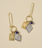 Drishti Evil Eye Dangle Drop Charm Earrings