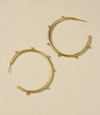 Bhavani Dot Hoop Earrings