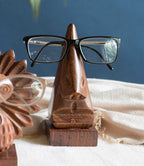 Nose Glasses Holder Stand - Handcrafted Indian Rosewood