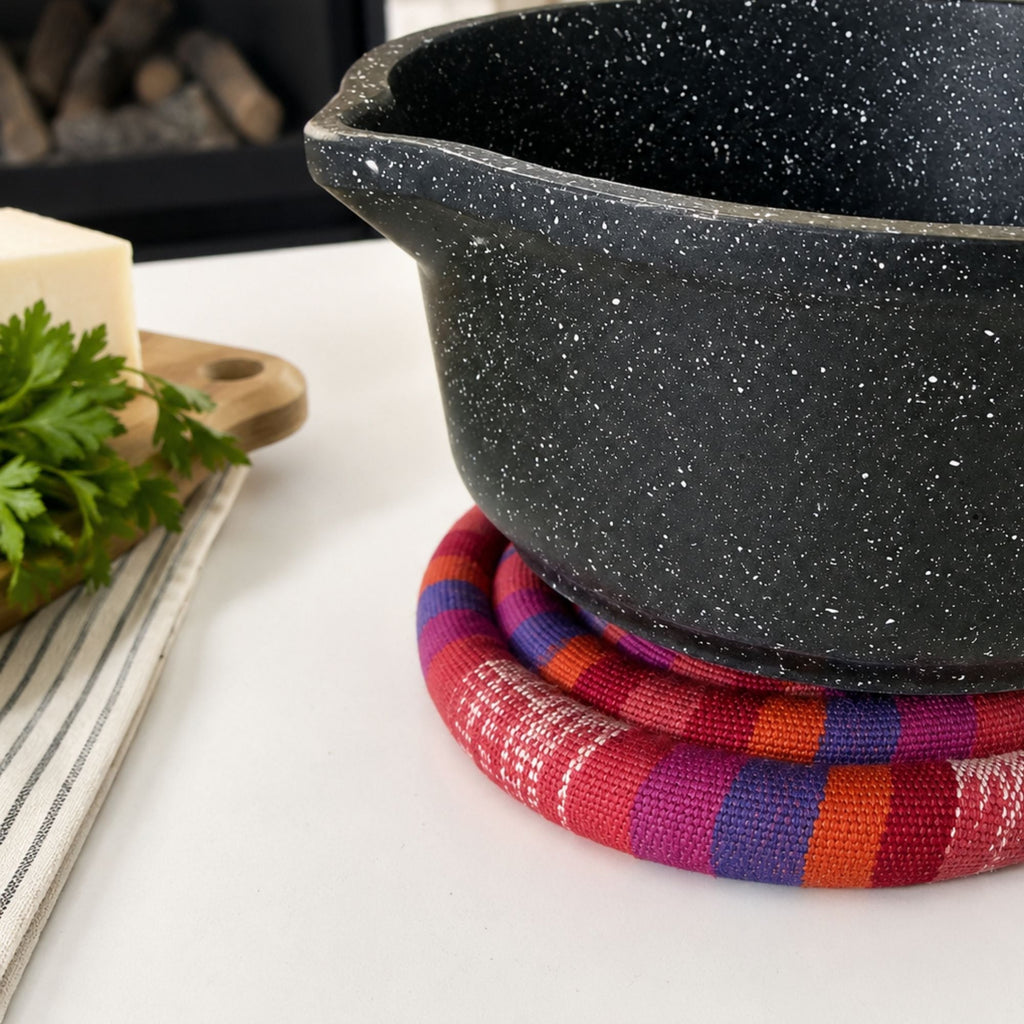 Medium Spiral Spiced Trivet Kitchen-Linens La Vie Bien Medium Spiral Spiced Trivet