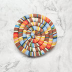 Medium Spiral Spiced Trivet Kitchen - Linens La Vie Bien Medium Spiral Spiced Trivet
