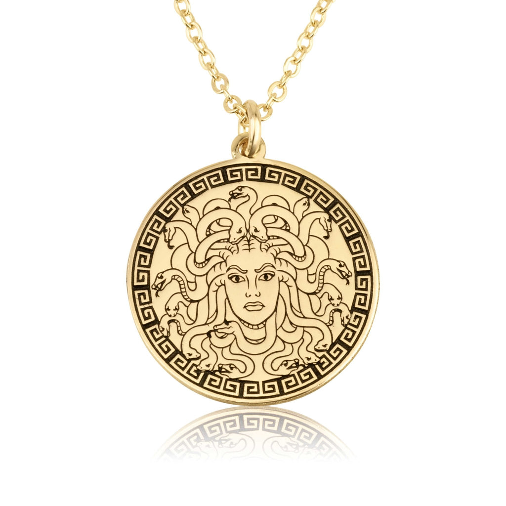 Medusa Ancient Greece Necklace La Vie Bien Medusa Ancient Greece Necklace