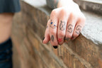 Medusa Lapis Adjustable Sterling Silver Ring by Fair Anita