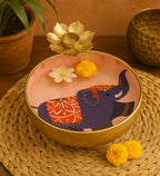 Meena Urli with T-light Holder Festive Decor La Vie Bien Meena Urli with T-light Holder
