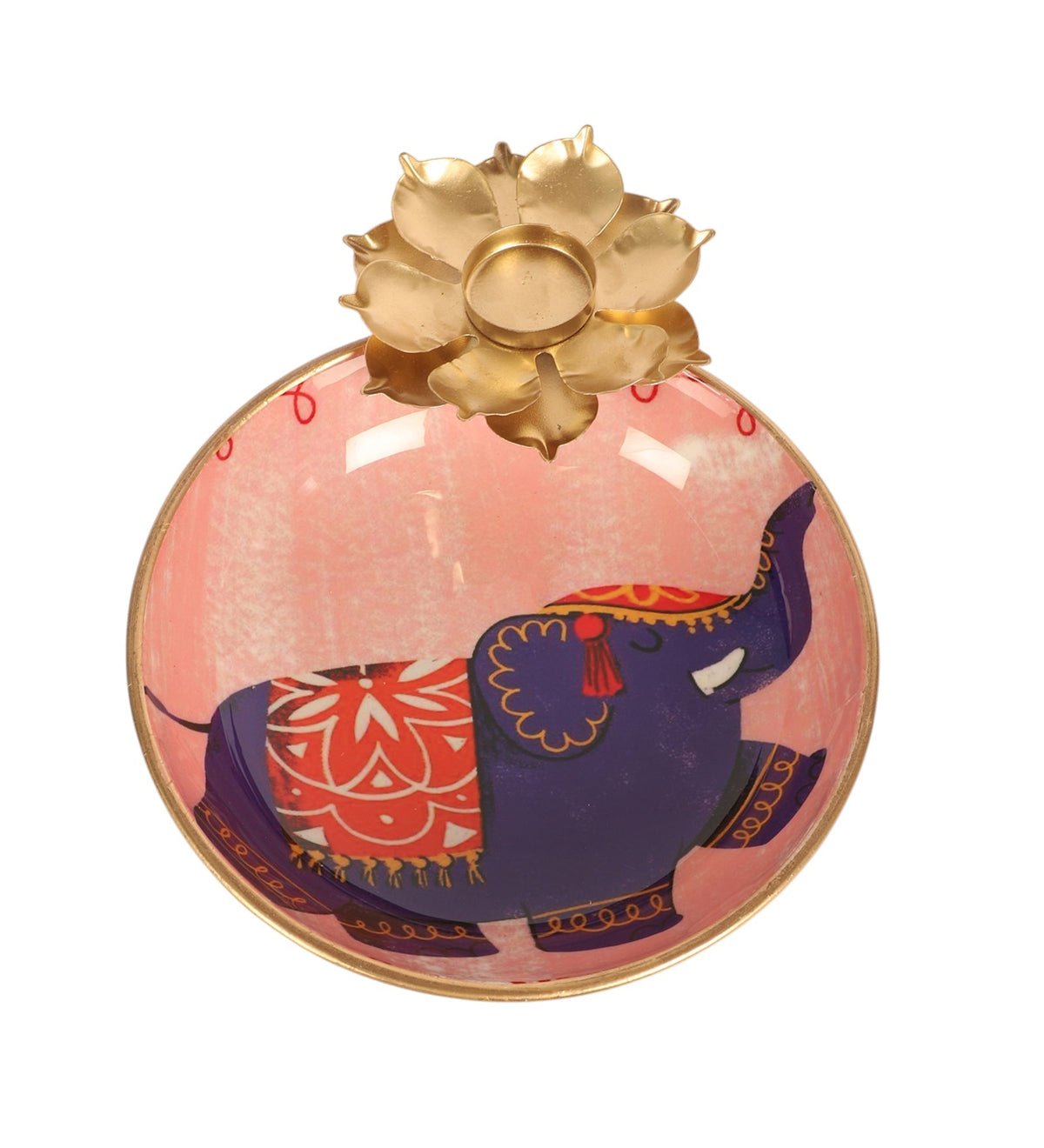 Meena Urli with T-light Holder Festive Decor La Vie Bien Meena Urli with T-light Holder