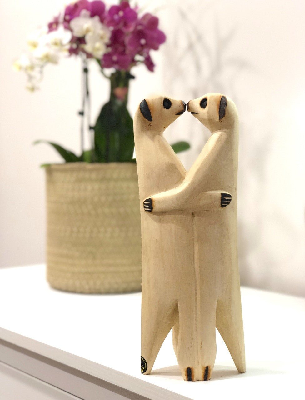 Meerkat Lovers - Jacaranda Wood La Vie Bien Meerkat Lovers - Jacaranda Wood