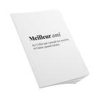 Meilleur ami definition journal Softcover Notebook, French friendship quote gift Paper products La Vie Bien Meilleur ami definition journal Softcover Notebook, French friendship quote gift
