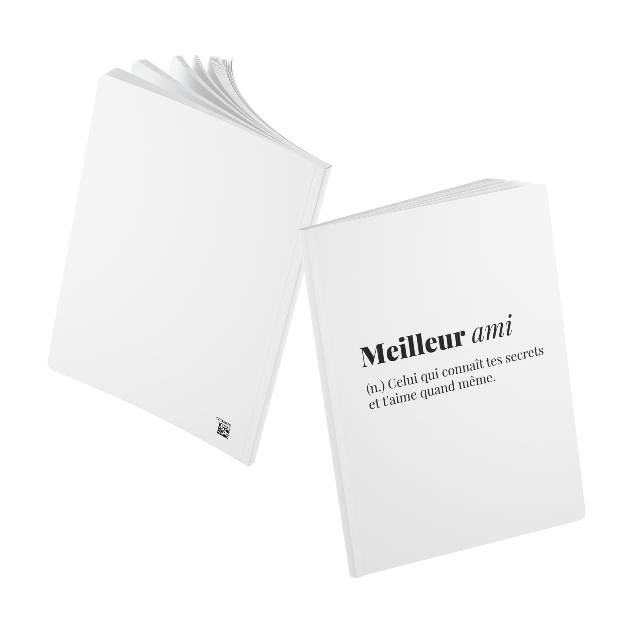 Meilleur ami definition journal Softcover Notebook, French friendship quote gift Paper products La Vie Bien Meilleur ami definition journal Softcover Notebook, French friendship quote gift