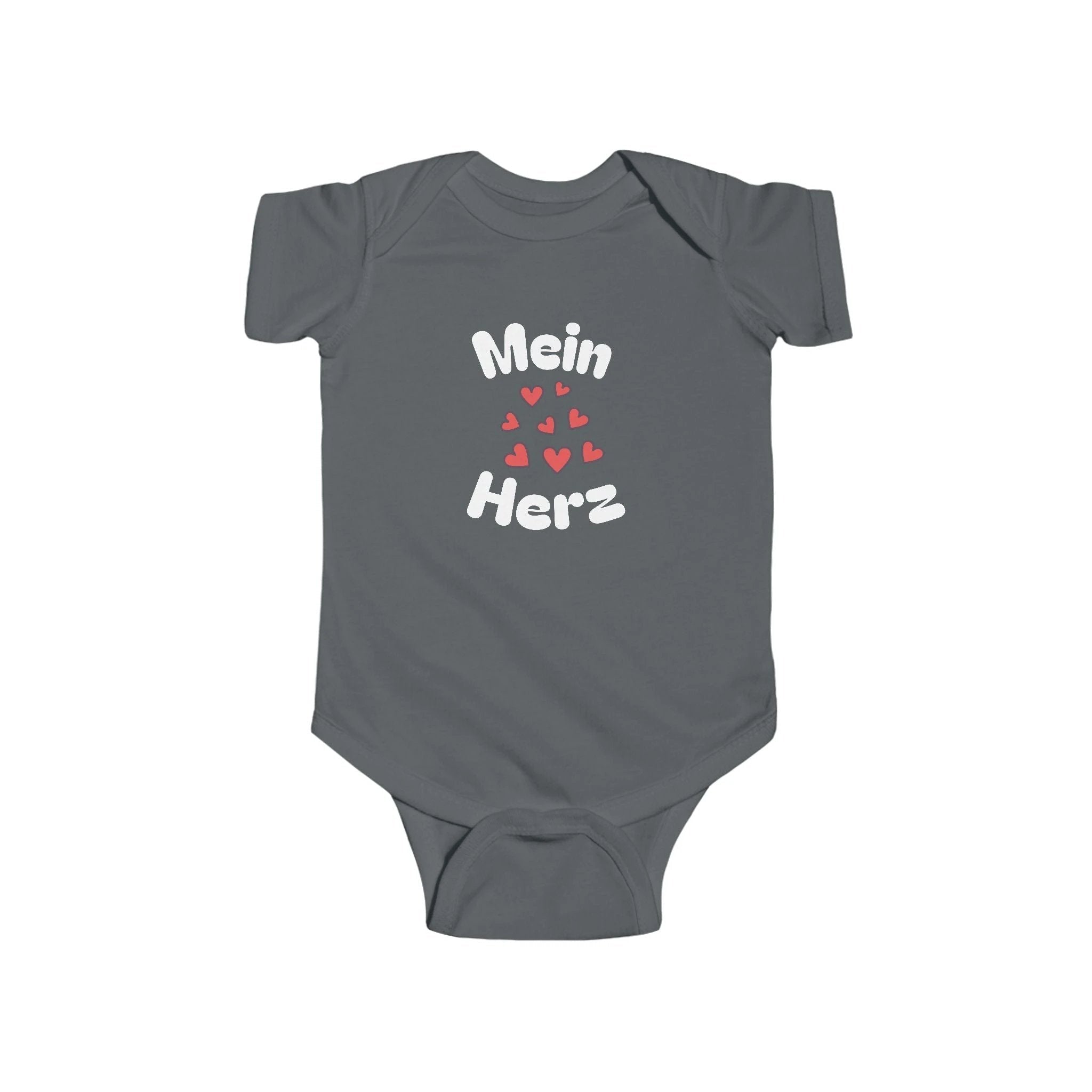 Mein Herz Infant German Bodysuit, Cute Baby Romper by Printify