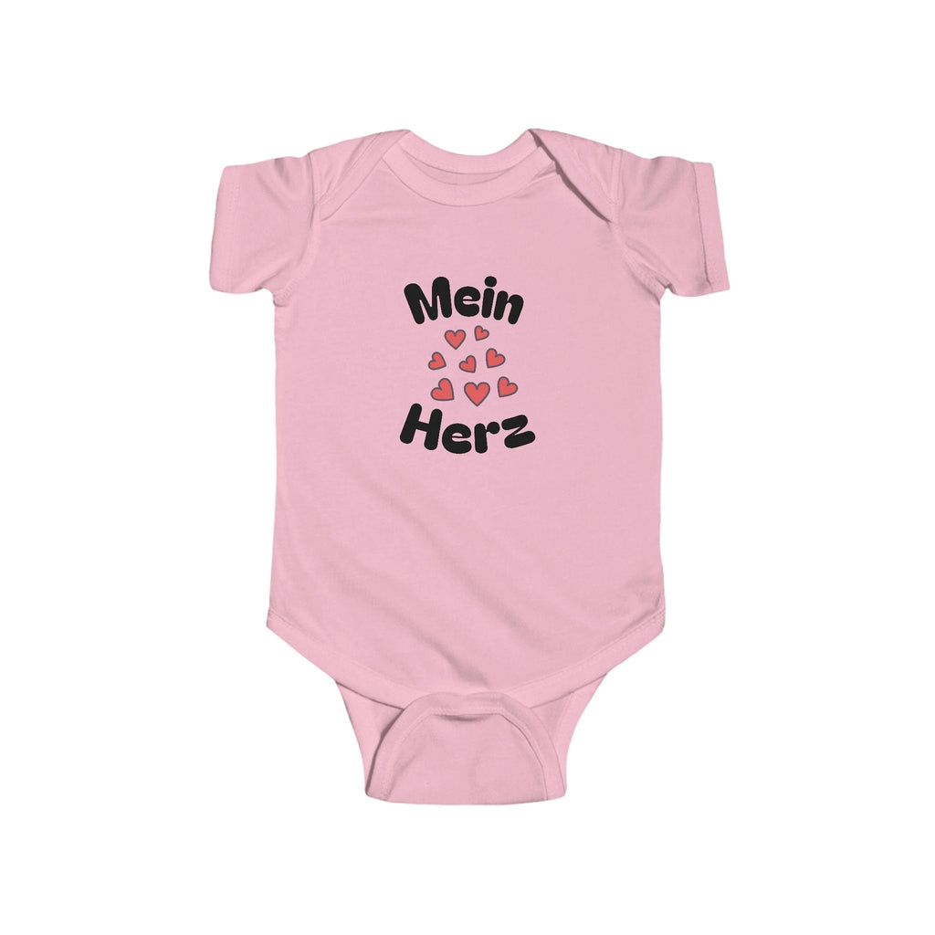 Mein Herz Infant German Bodysuit, Cute Baby Romper by Printify