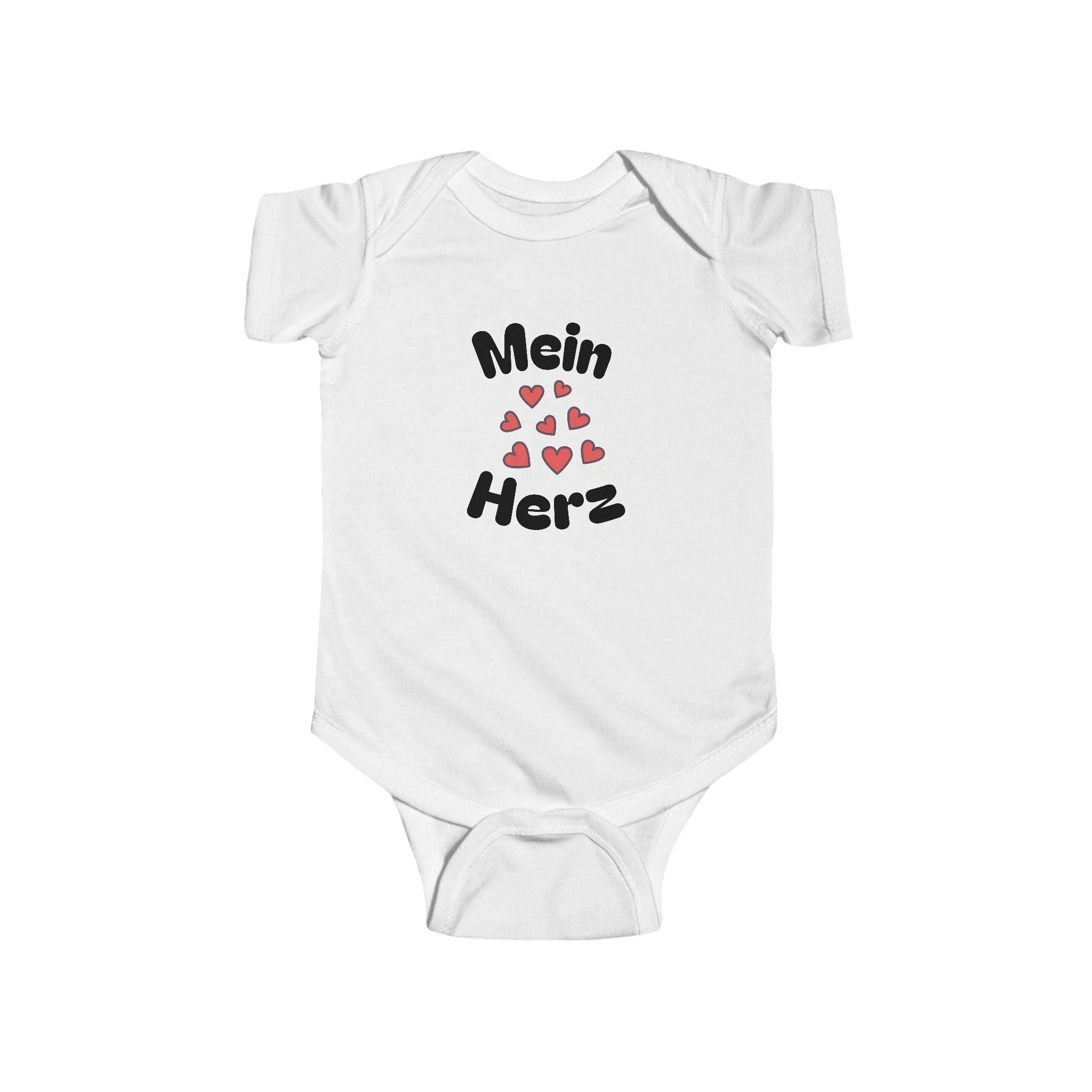 Mein Herz Infant German Bodysuit, Cute Baby Romper by Printify