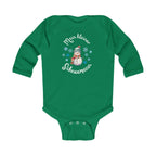 Mein kleiner Schneemann baby bodysuit by Printify
