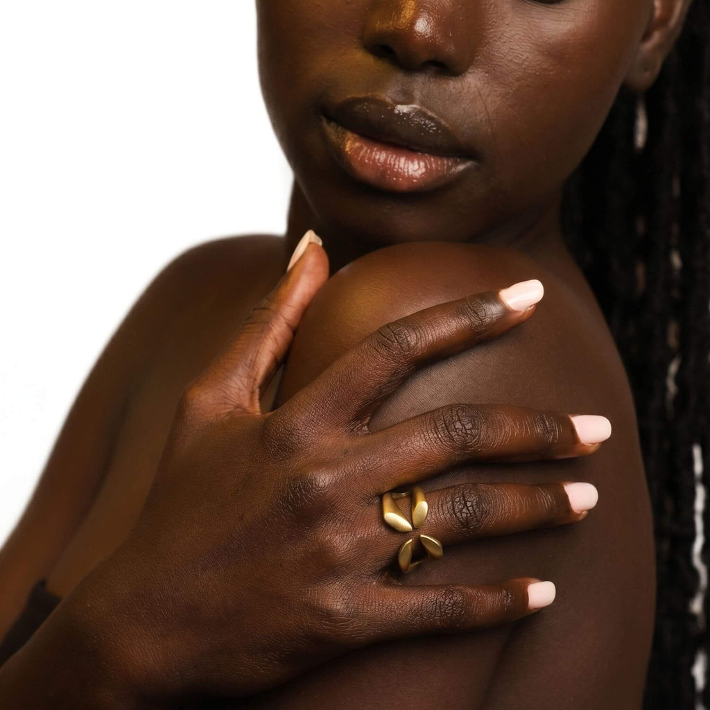 Meli Wide Open Adjustable Ring for Men and Women Rings La Vie Bien Meli Wide Open Adjustable Ring for Men and Women