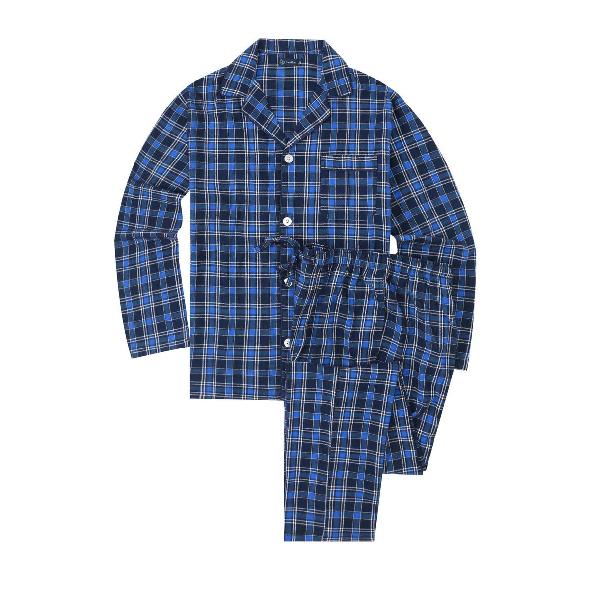 Men's 100% Cotton Flannel Pajama Set pajama-sets La Vie Bien Men's 100% Cotton Flannel Pajama Set