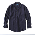 Men's 100% Linen Half-Zip Pullover Shirt button-down-shirts La Vie Bien Men's 100% Linen Half-Zip Pullover Shirt