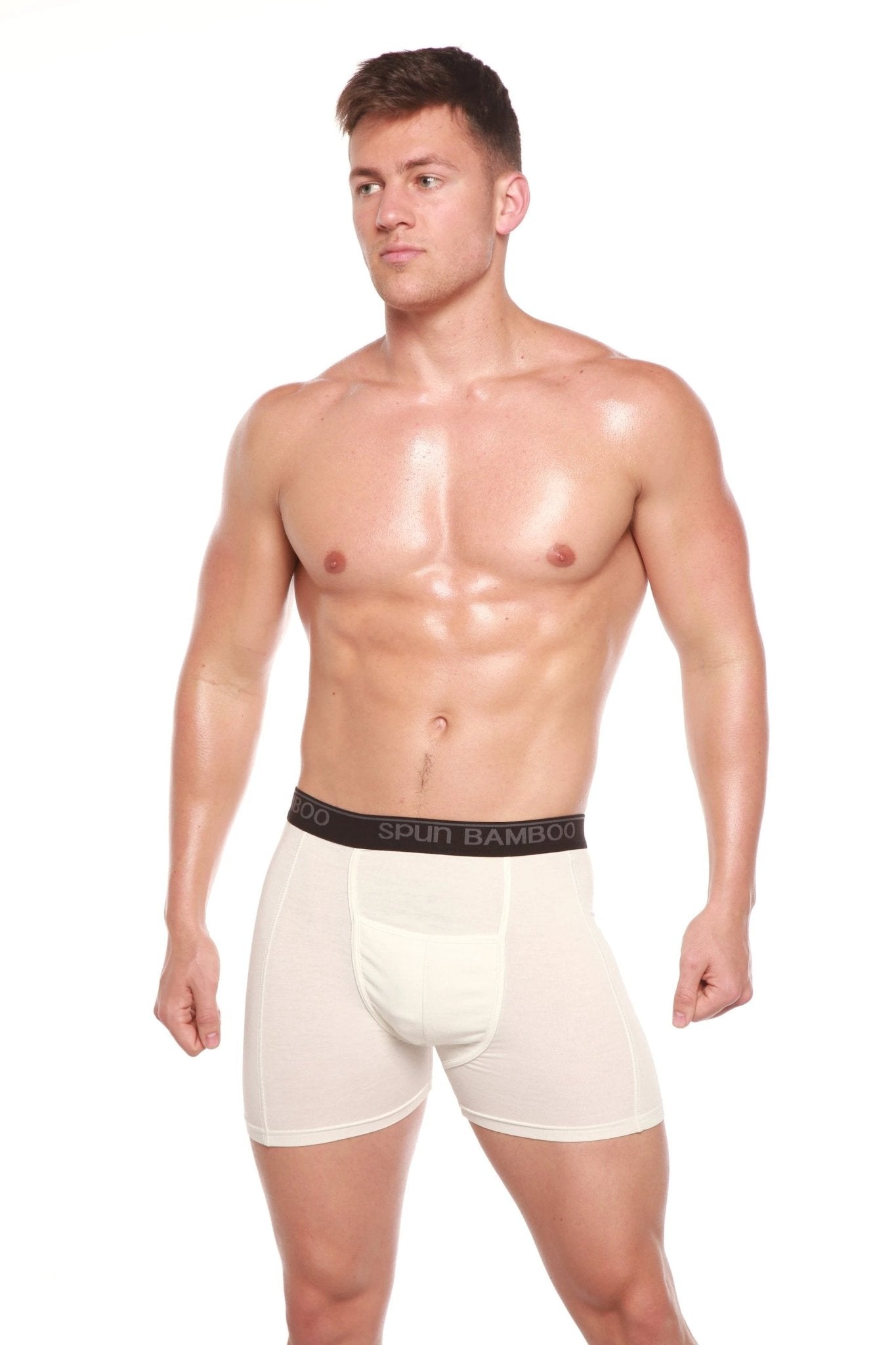 Men’s Bamboo Boxer Briefs — Ultra-Soft, Breathable Everyday Underwear by Spun Bamboo