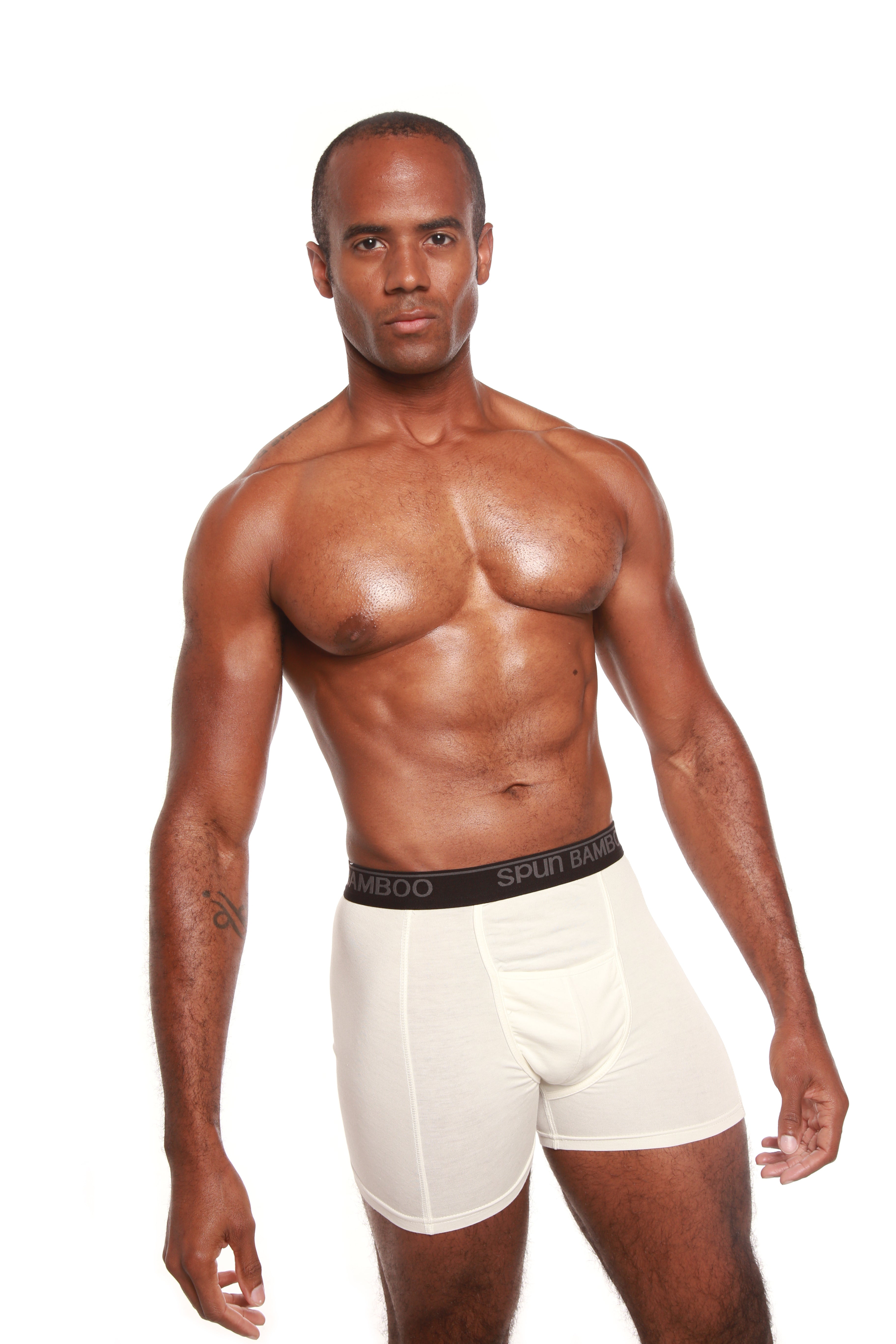 Men’s Bamboo Boxer Briefs — Ultra-Soft, Breathable Everyday Underwear by Spun Bamboo