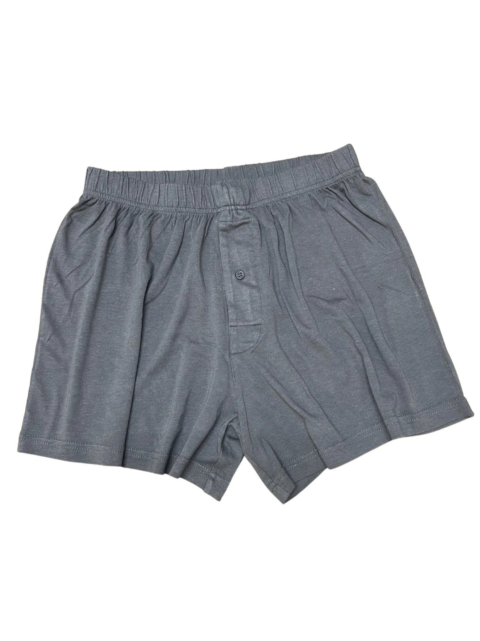 Men's Bamboo Viscose/Cotton Boxer Style Underwear Charcoal Grey Color - 5-pack by Spun Bamboo
