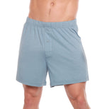 Men's Bamboo Viscose/Cotton Boxer Style Underwear Steel Blue Color - 5-pack by Spun Bamboo