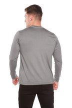 Men's Bamboo Viscose/Organic Cotton Long Sleeve T-Shirt by Spun Bamboo