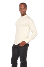 Men's Bamboo Viscose/Organic Cotton Long Sleeve T-Shirt by Spun Bamboo