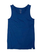 Men's Bamboo Viscose/Organic Cotton Tank Top True Navy Color + Boxer Style Underwear White Color by Spun Bamboo