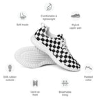 Men’s checkered athletic shoes by La Vie Bien