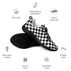 Men’s checkered athletic shoes by La Vie Bien