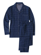 Mens Cotton Woven Double Layer Soft Pajama Sleepwear Set pajama-sets La Vie Bien Mens Cotton Woven Double Layer Soft Pajama Sleepwear Set