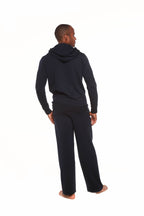 Men's Henley Style Bamboo Viscose Fleece Hoodie + Fleece Lounge Pants mens hoodie La Vie Bien Men's Henley Style Bamboo Viscose Fleece Hoodie + Fleece Lounge Pants