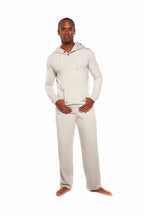 Men's Henley Style Bamboo Viscose Fleece Hoodie + Fleece Lounge Pants mens hoodie La Vie Bien Men's Henley Style Bamboo Viscose Fleece Hoodie + Fleece Lounge Pants