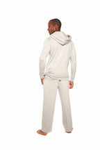Men's Henley Style Bamboo Viscose Fleece Hoodie + Fleece Lounge Pants mens hoodie La Vie Bien Men's Henley Style Bamboo Viscose Fleece Hoodie + Fleece Lounge Pants