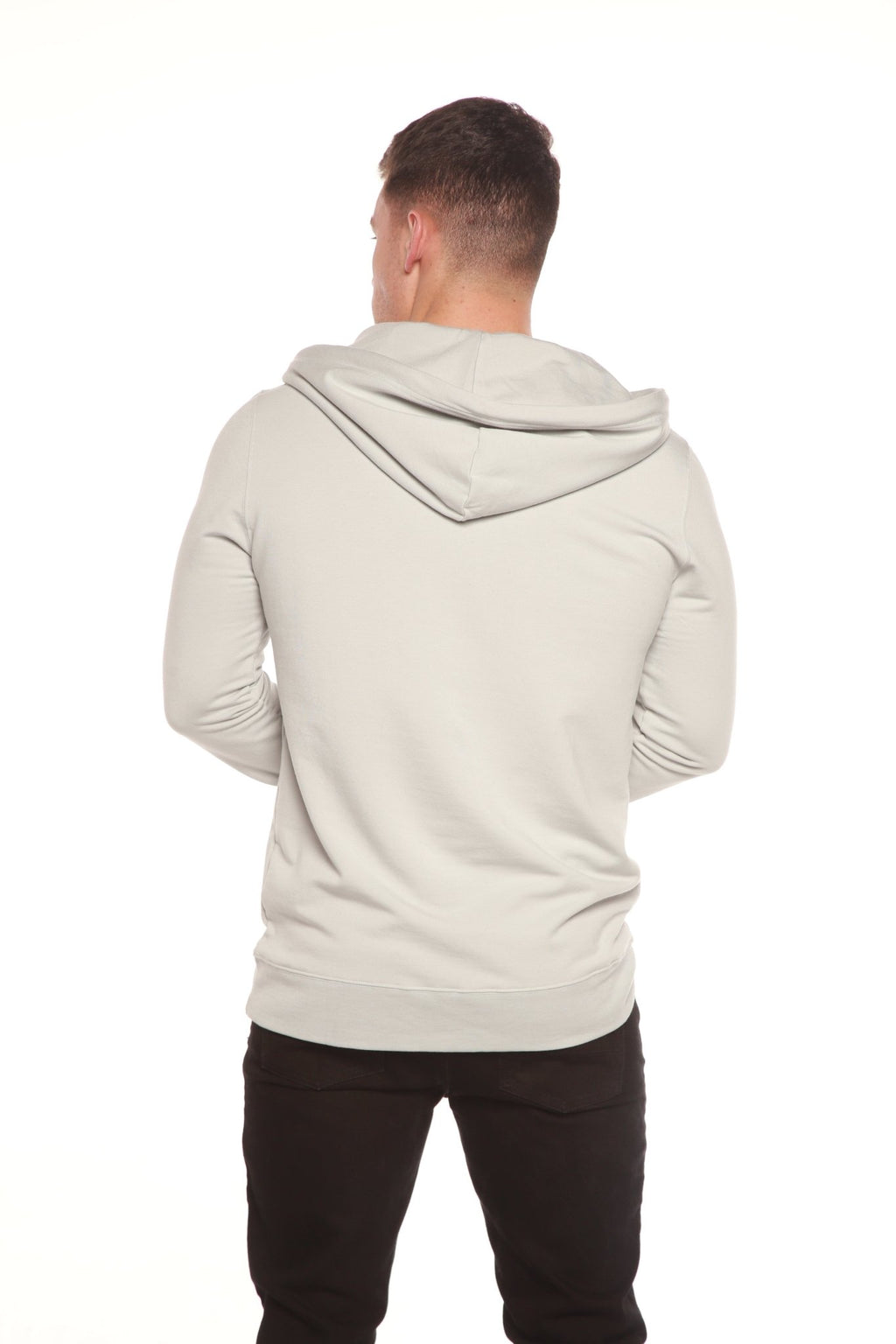Men's Henley Style Bamboo Viscose Fleece Hoodie mens hoodie La Vie Bien Men's Henley Style Bamboo Viscose Fleece Hoodie